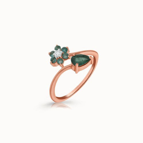 Esme Finger Ring Elegant Statement Jewelry