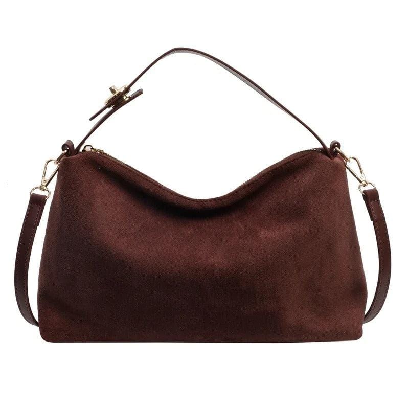 Advanced Retro Women's Shoulder Bag – Textured Frosted Large Capacity