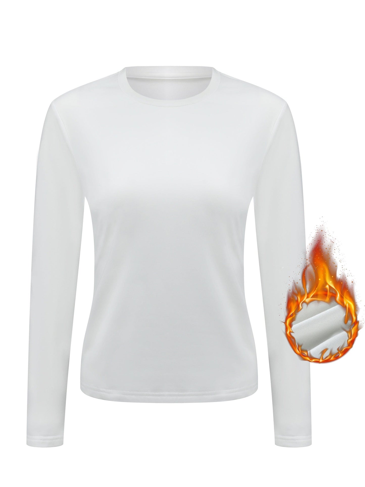 Women's Solid Thermal Long Sleeve Shirt