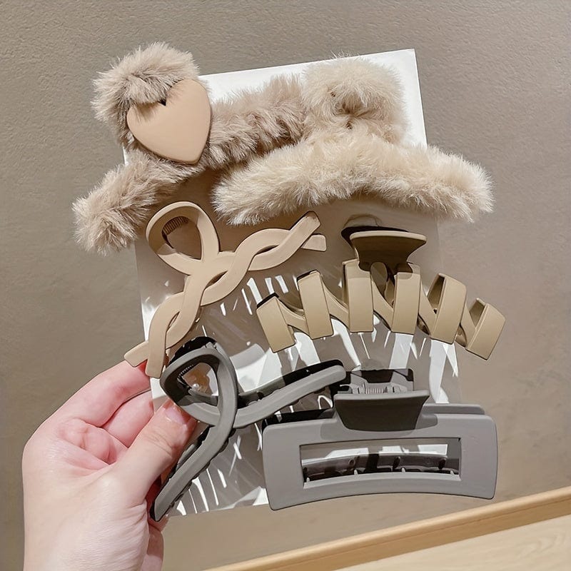 6-piece Hair Claw Set