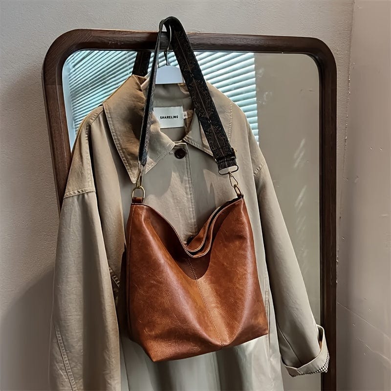 Vintage Large Capacity Hobo Bag Retro Bohemian Shoulder Tote for Women