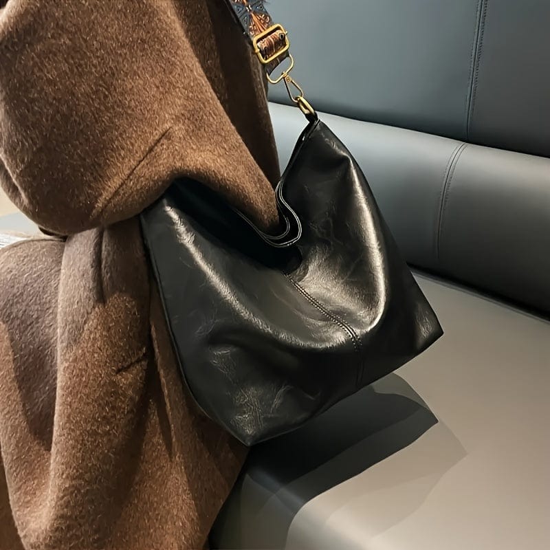 Vintage Large Capacity Hobo Bag Retro Bohemian Shoulder Tote for Women