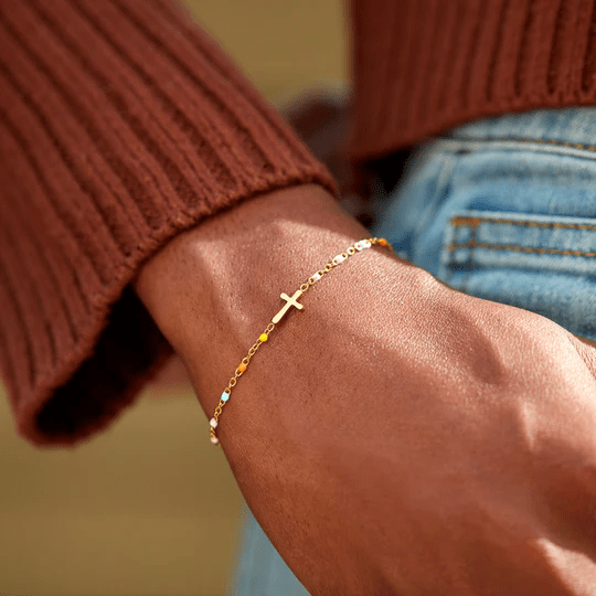Cross Bracelet Meaningful Gift for Best Friends