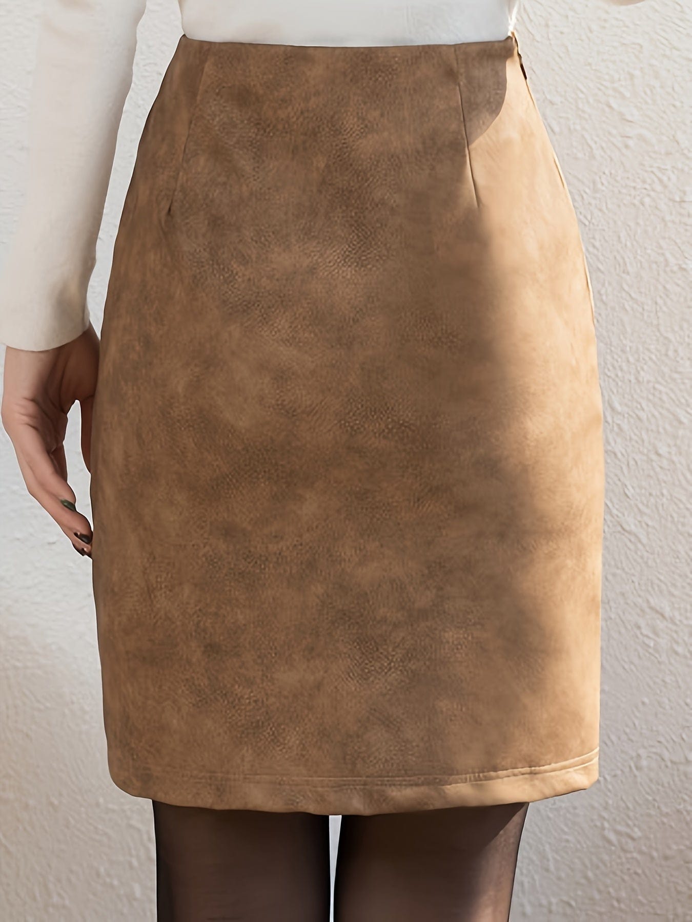 Chic High-Waist Pleated Maxi Skirt with Asymmetrical Hem Flowing Flared Design, Perfect for Spring & Summer
