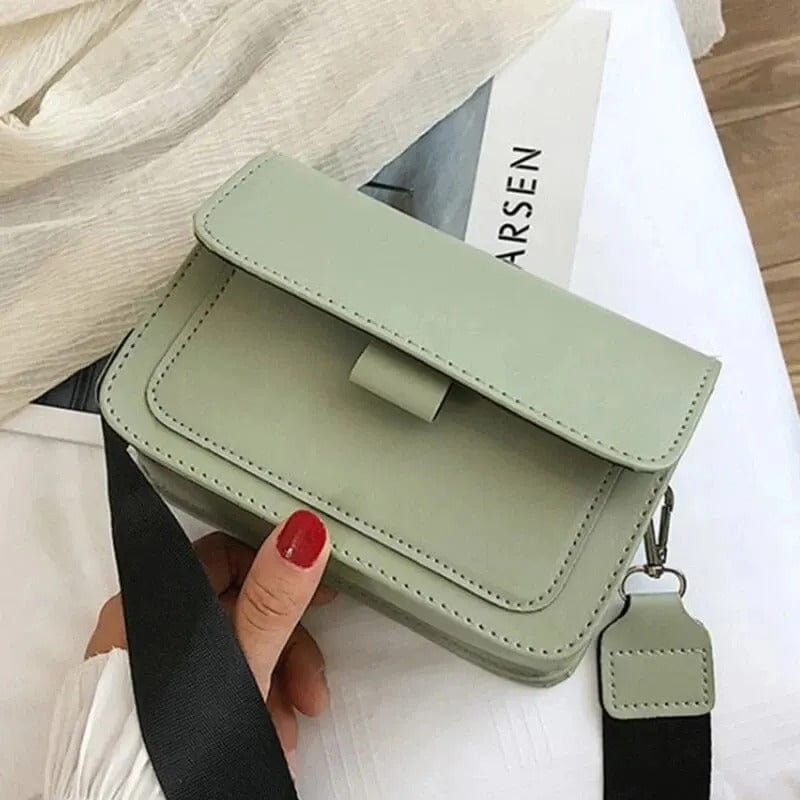 ChicEssence Classic PU Leather Crossbody Bag - Designer