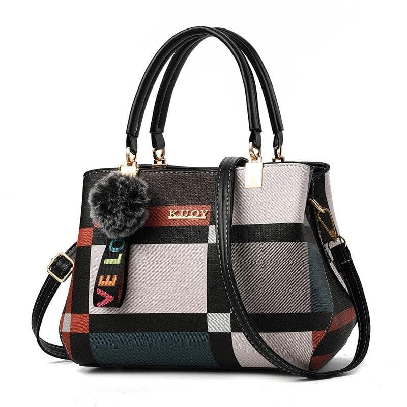 Eleganza PU Leather Designer Handbag – Chic Messenger Crossbody Bag