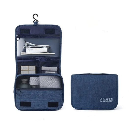 GlamorKeep Portable Toiletry Washbag - Waterproof, Hanging Hook, Large Capacity