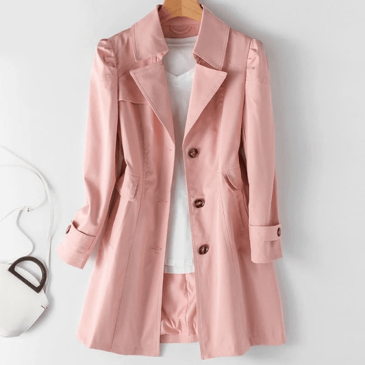 Maya Women's Trench Coat Stylish Rain & Wind Protection