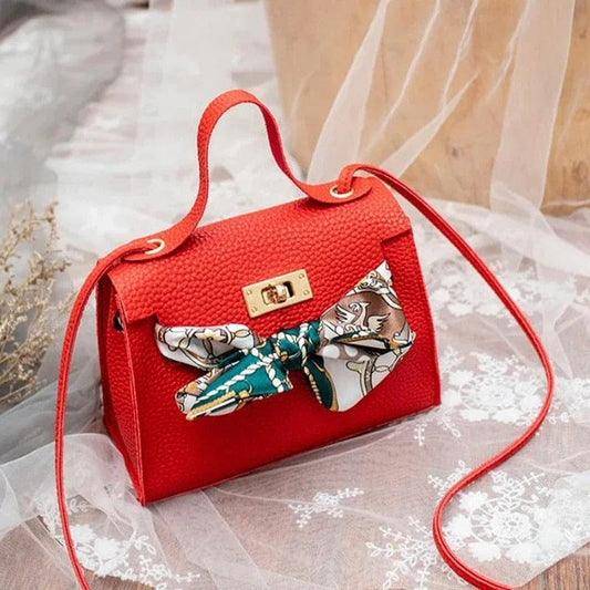 Silaura Silk Scarf Handbag – Designer Small Shoulder Bag for Women