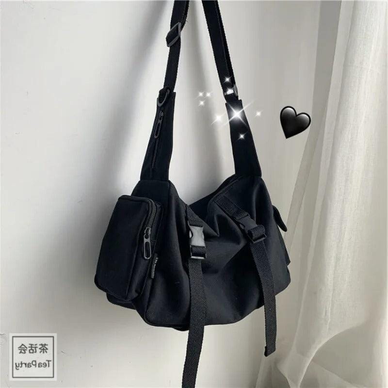 UrbanCarry Canvas Crossbody Bag – Large Capacity Casual Shoulder & Messenger Bag