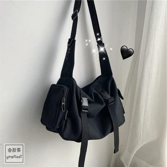 UrbanCarry Canvas Crossbody Bag – Large Capacity Casual Shoulder & Messenger Bag
