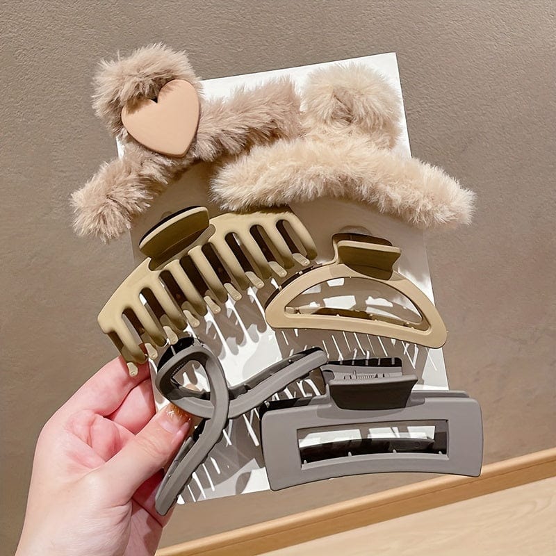 6-piece Hair Claw Set