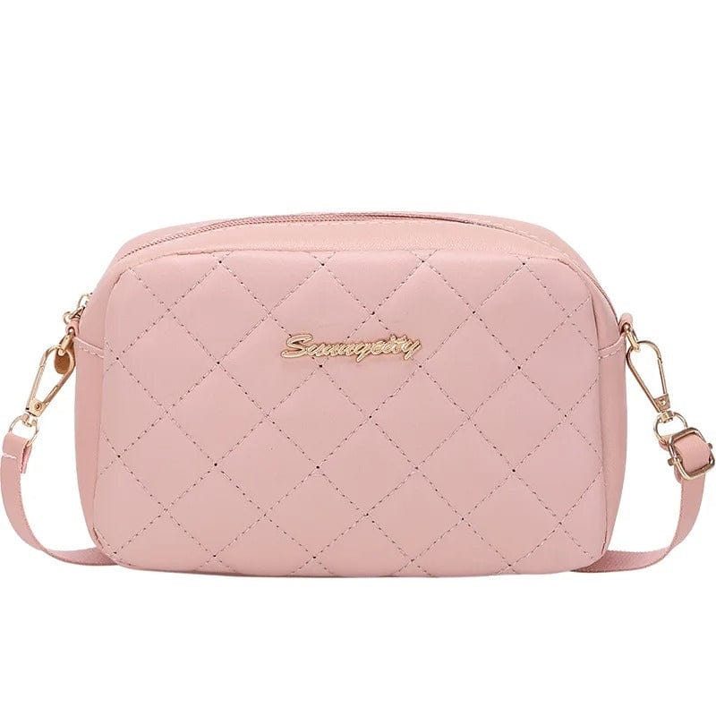 ISKYBOB Women's Designer Crossbody Bag – Fashionable PU Leather Woven Handbag