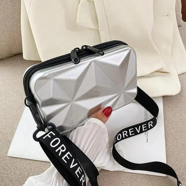 Women PVC Cosmetic Pouch Travel Bag | Makeup Storage Organizer Clutch Shoulder Bag