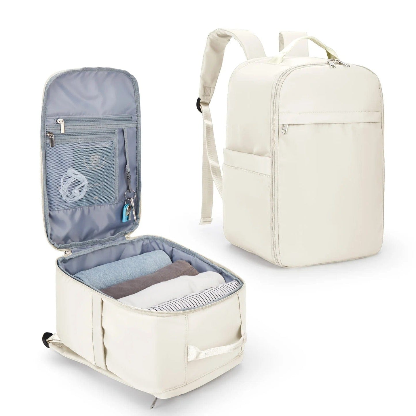 Ryanair & EasyJet Cabin Bag – 40x20x25 Travel Backpack, Laptop Backpack for