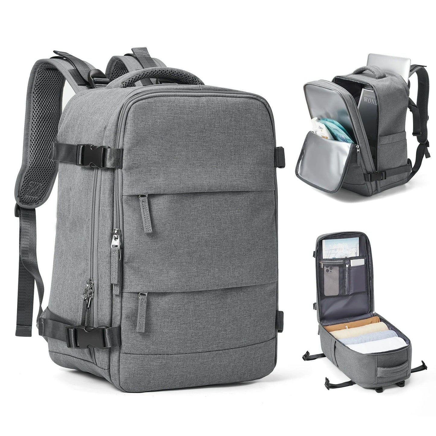 Travel Backpack for Ryanair | 40x20x25 Cabin Bag for Women & Men, Leisure School Laptop