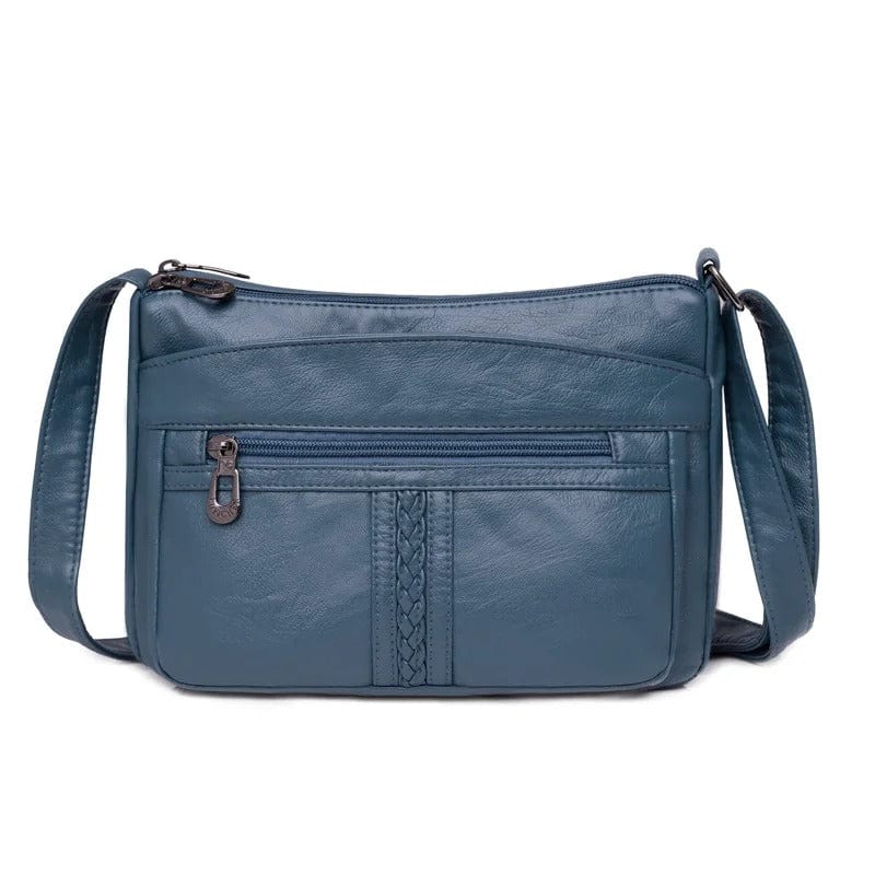 MaxStyle High-Capacity PU Leather Messenger Bag