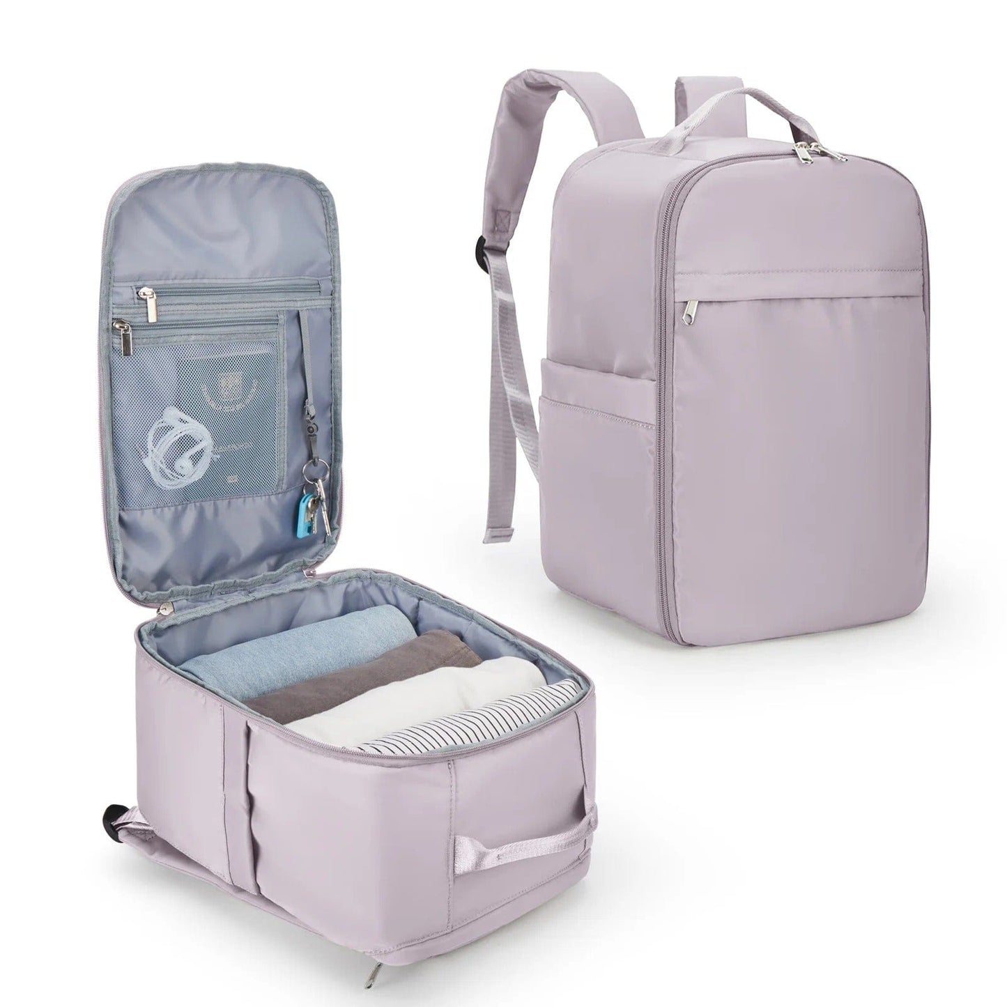 Ryanair & EasyJet Cabin Bag – 40x20x25 Travel Backpack, Laptop Backpack for