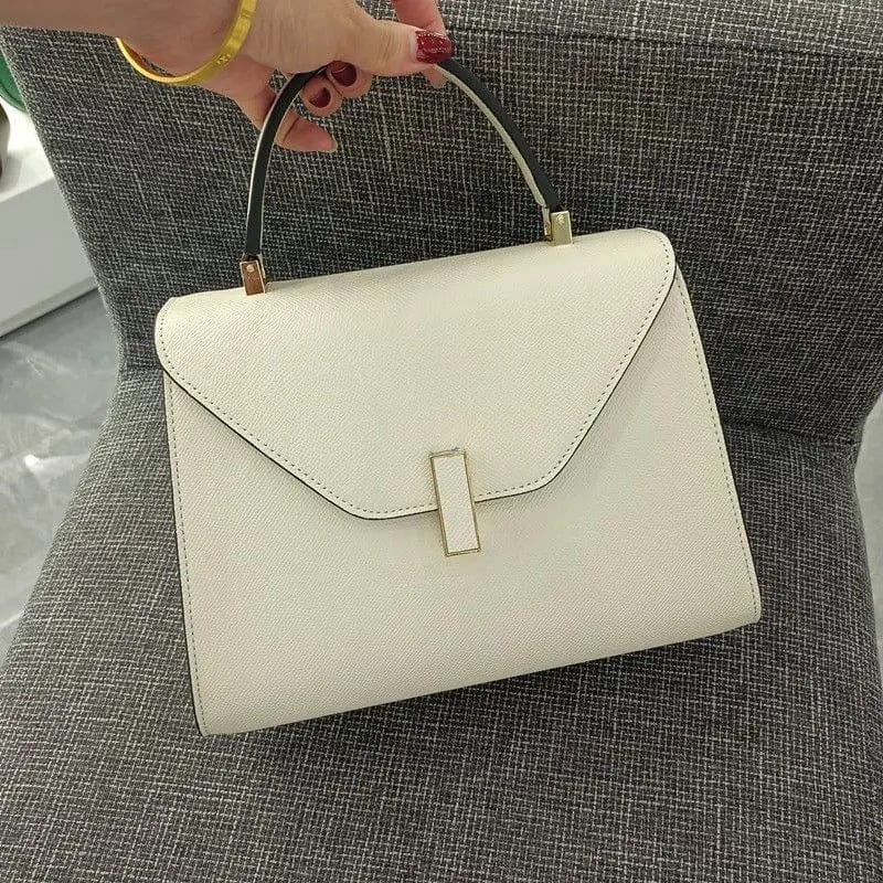 Luxury Leather Square Handbag for Women | Designer Crossbody & Shoulder Bag