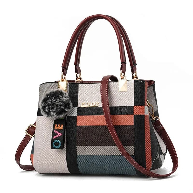 Eleganza PU Leather Designer Handbag – Chic Messenger Crossbody Bag