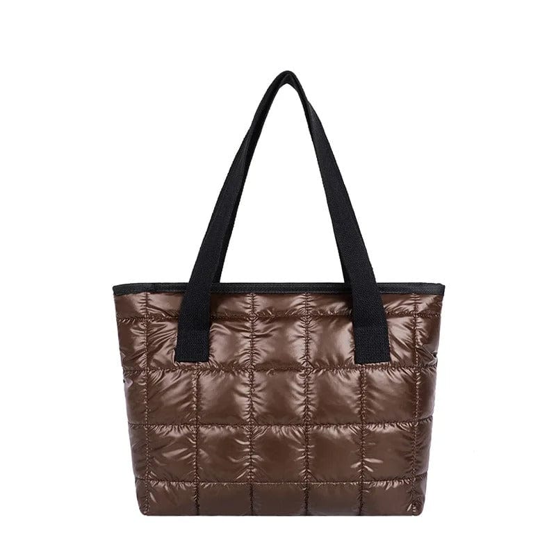 AutumnLuxe Quilted Large Tote Handbag for Women