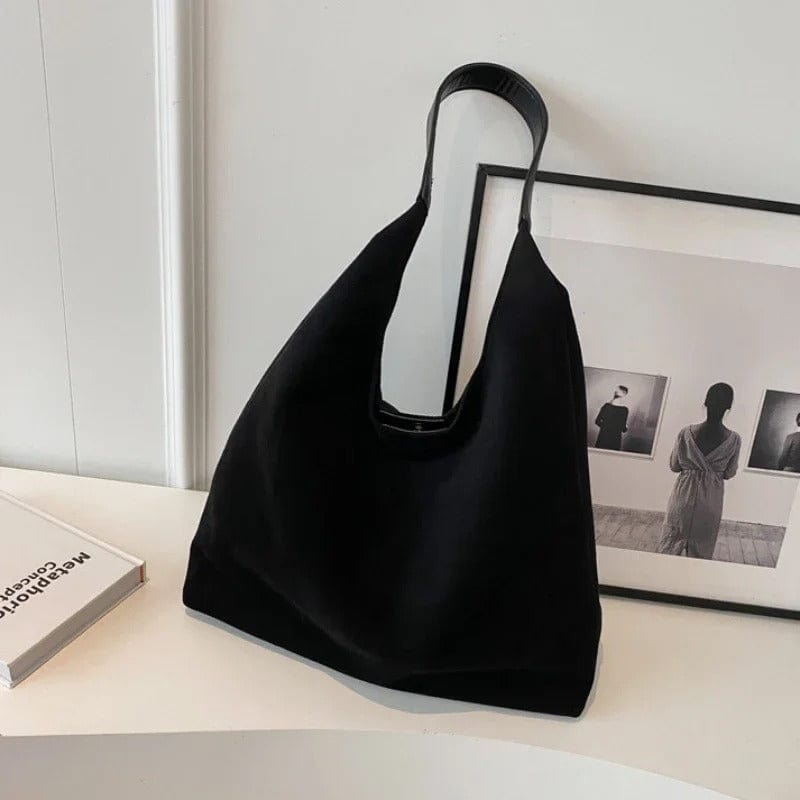 Vintage Suede Shoulder Bag – Large Capacity Autumn & Winter Women’s Commuter Bag,