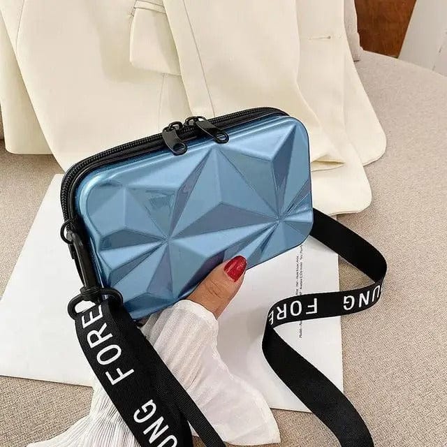 Women PVC Cosmetic Pouch Travel Bag | Makeup Storage Organizer Clutch Shoulder Bag