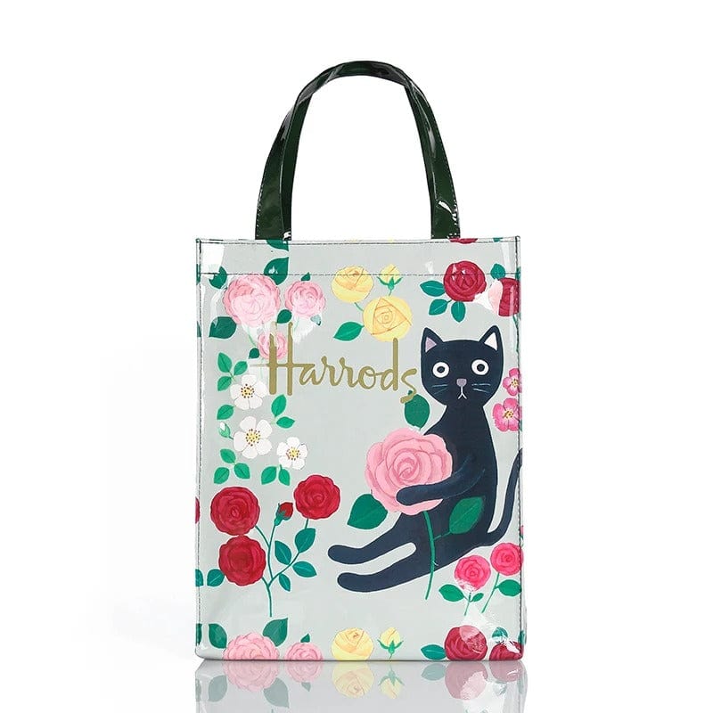 Vintage Painting PVC Waterproof Shopping Bag – Aesthetic Women’s Shopper Tote &