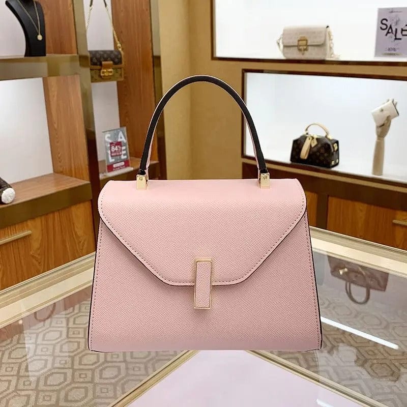 Luxury Leather Square Handbag for Women | Designer Crossbody & Shoulder Bag