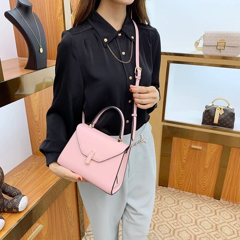 Fashion Shoulder Bags for Women | Genuine Leather Designer Envelope Handbag, Top