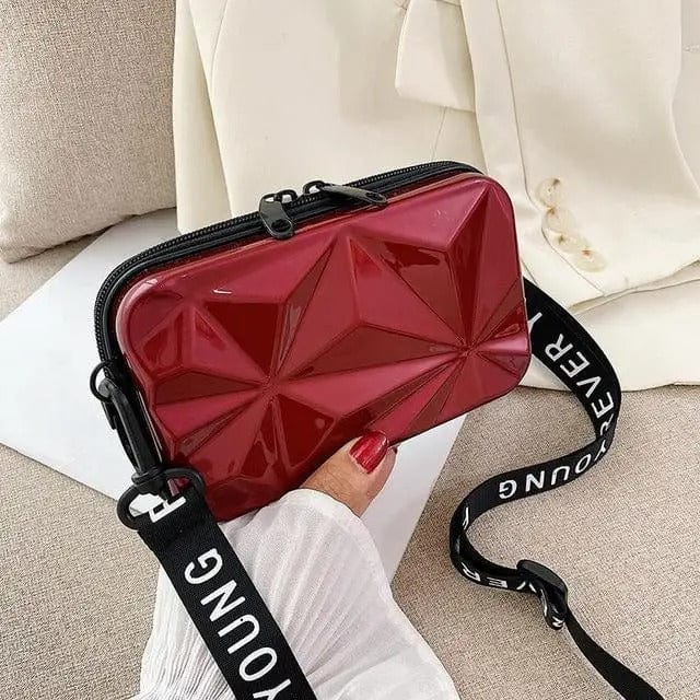 Women PVC Cosmetic Pouch Travel Bag | Makeup Storage Organizer Clutch Shoulder Bag