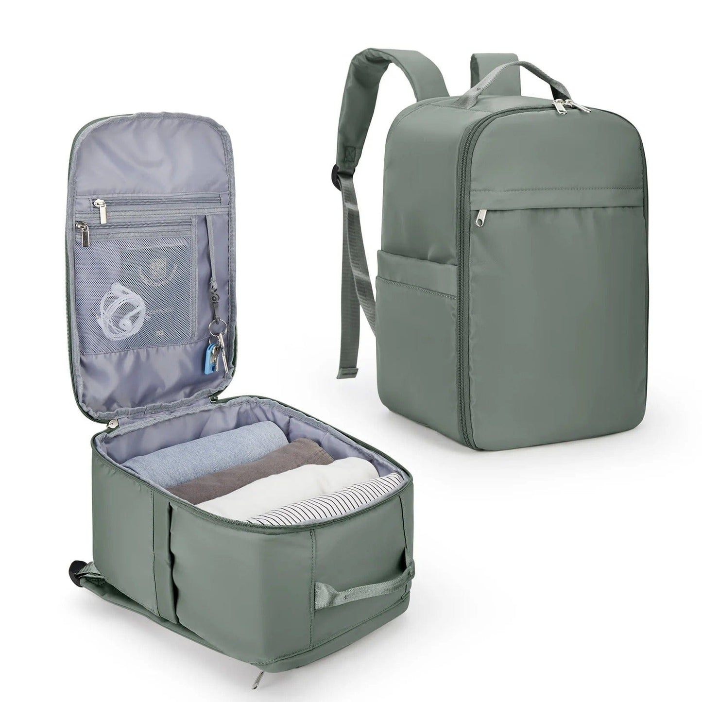 Ryanair & EasyJet Cabin Bag – 40x20x25 Travel Backpack, Laptop Backpack for