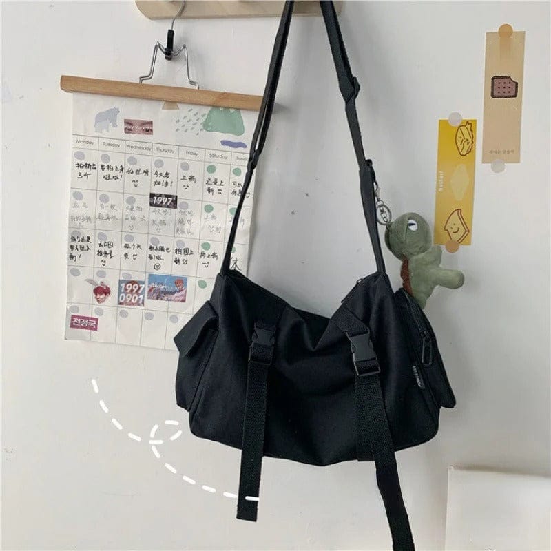 UrbanCarry Canvas Crossbody Bag – Large Capacity Casual Shoulder & Messenger Bag