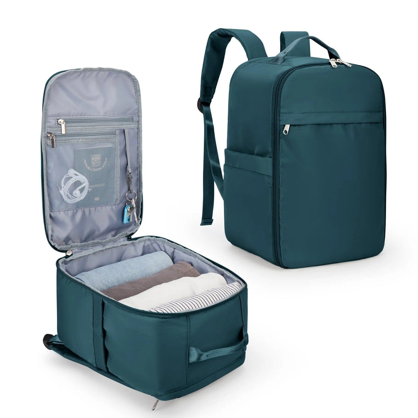 Ryanair & EasyJet Cabin Bag – 40x20x25 Travel Backpack, Laptop Backpack for