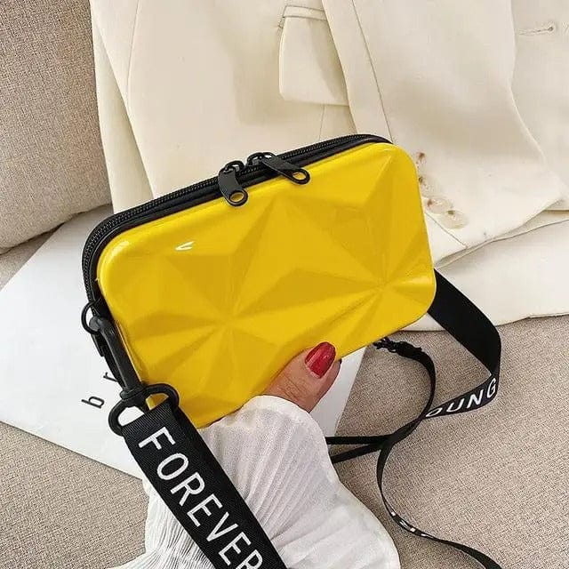 Women PVC Cosmetic Pouch Travel Bag | Makeup Storage Organizer Clutch Shoulder Bag