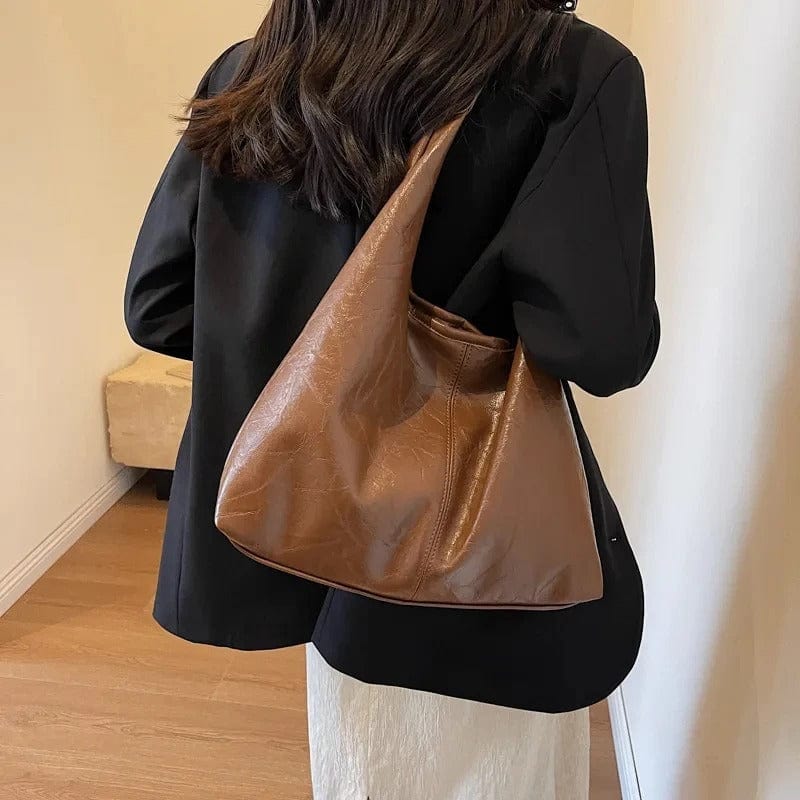 Vintage Suede Shoulder Bag – Large Capacity Autumn & Winter Women’s Commuter Bag,