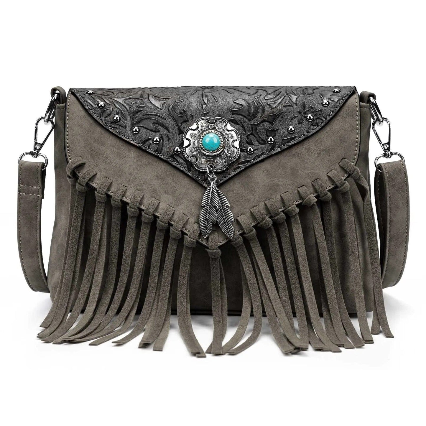Celela Original Design Shoulder Bag for Women – Luxury PU Leather Clutch & Fringe Messenger Purse