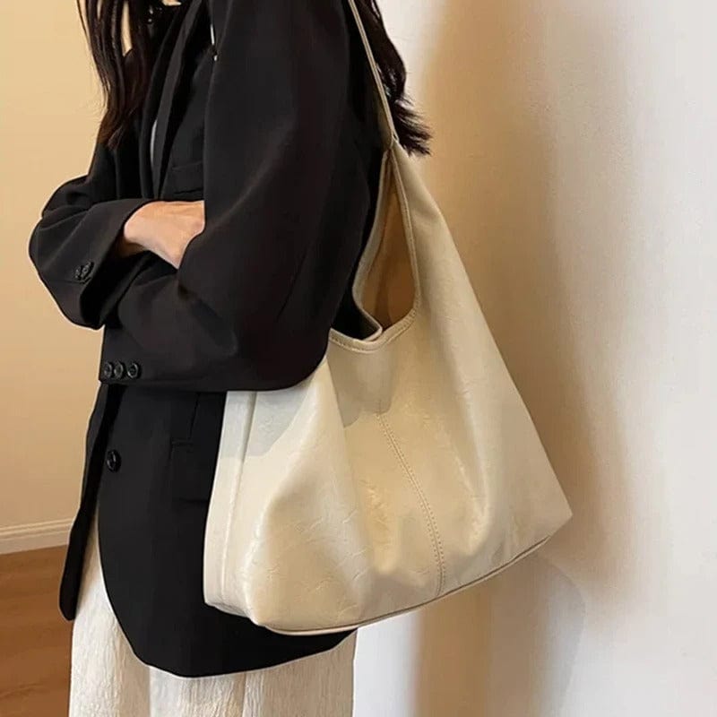 Vintage Suede Shoulder Bag – Large Capacity Autumn & Winter Women’s Commuter Bag,