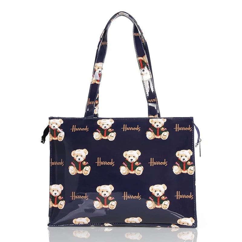 Vintage Painting PVC Waterproof Shopping Bag – Aesthetic Women’s Shopper Tote &
