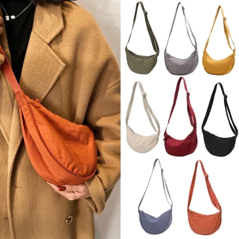 Casual Nylon Hobos Crossbody Bag – Large Capacity Designer Shoulder Tote, Travel