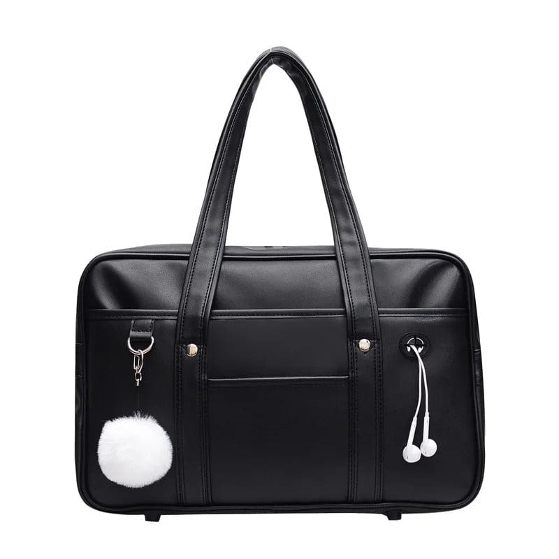 Anime-Inspired PU Shoulder Bag for Junior High School Students – Casual Tote Handbag
