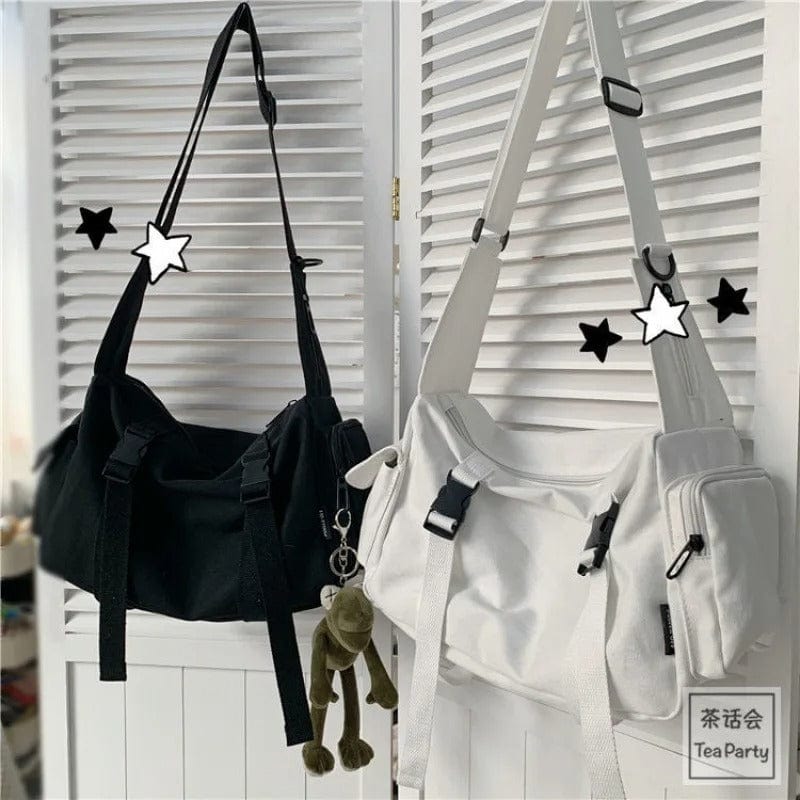 UrbanCarry Canvas Crossbody Bag – Large Capacity Casual Shoulder & Messenger Bag