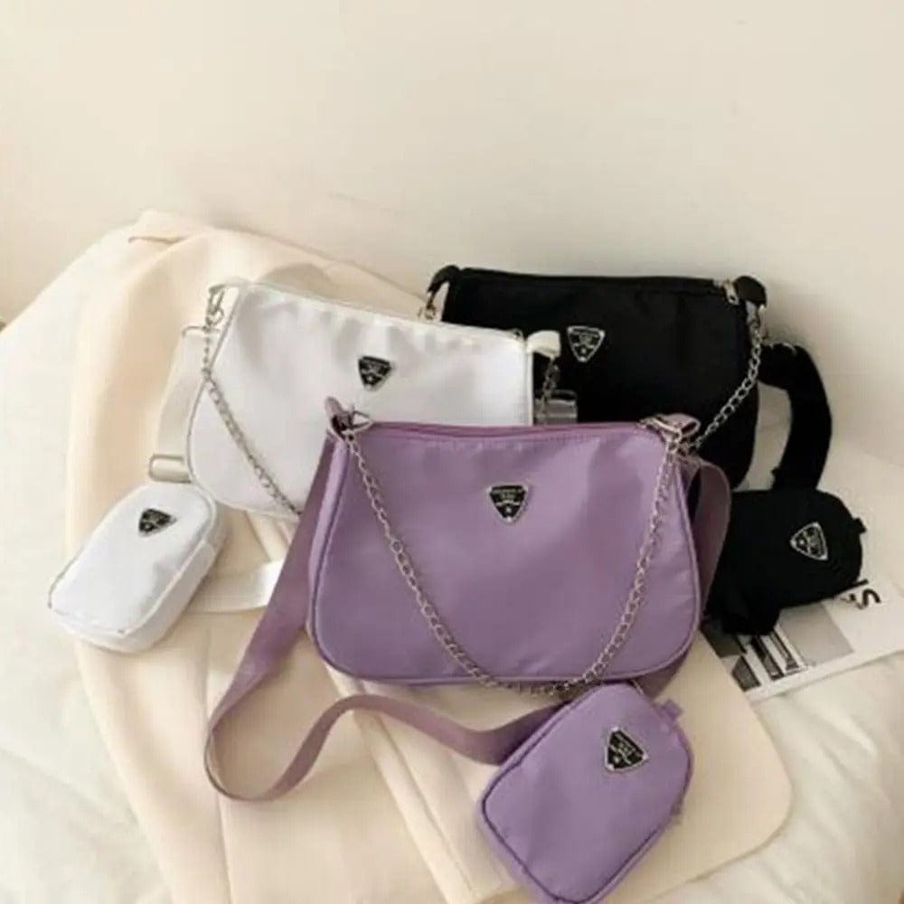 Fashionable 2-in-1 Sling Bag Set – Women’s Casual Handbag & Crossbody Shoulder Bag