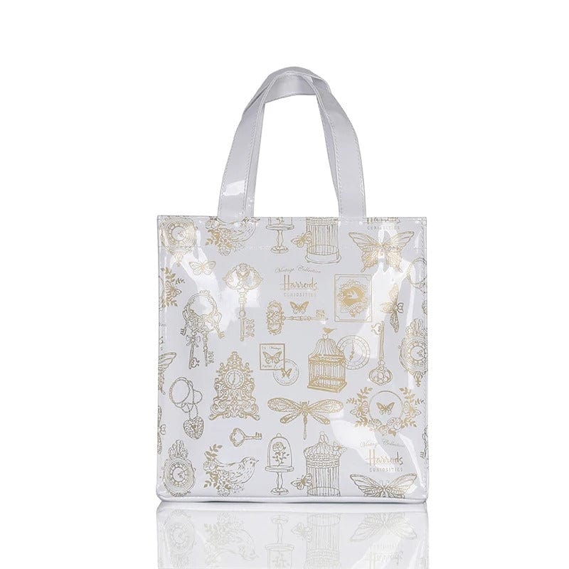 Vintage Painting PVC Waterproof Shopping Bag – Aesthetic Women’s Shopper Tote &