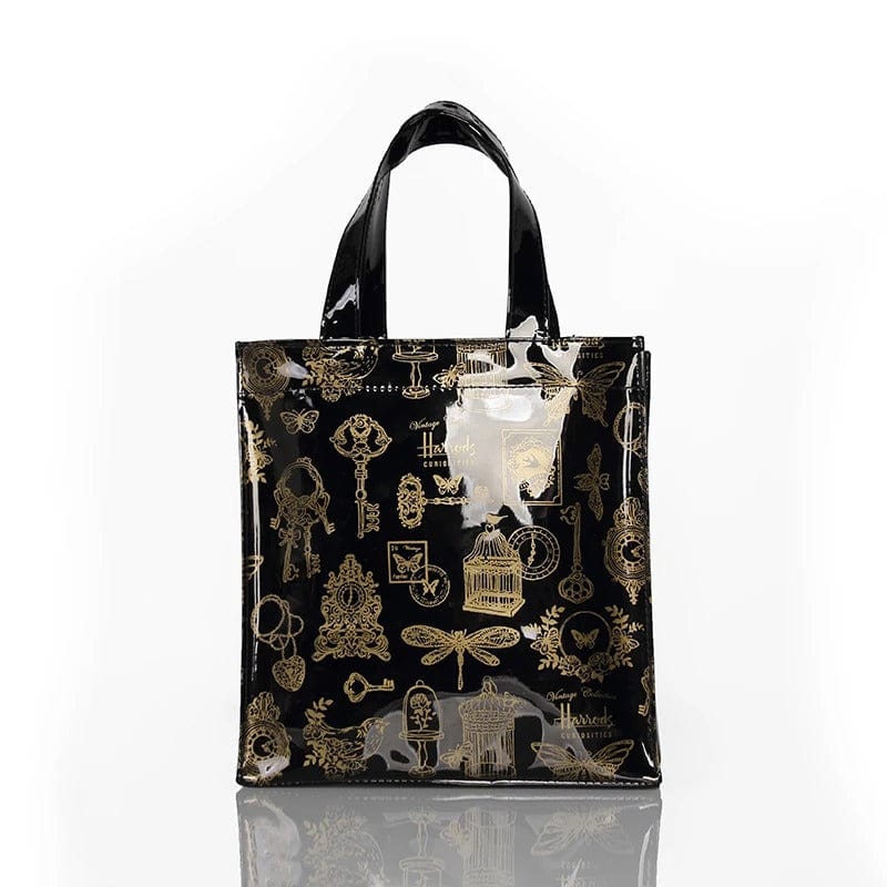 Vintage Painting PVC Waterproof Shopping Bag – Aesthetic Women’s Shopper Tote &