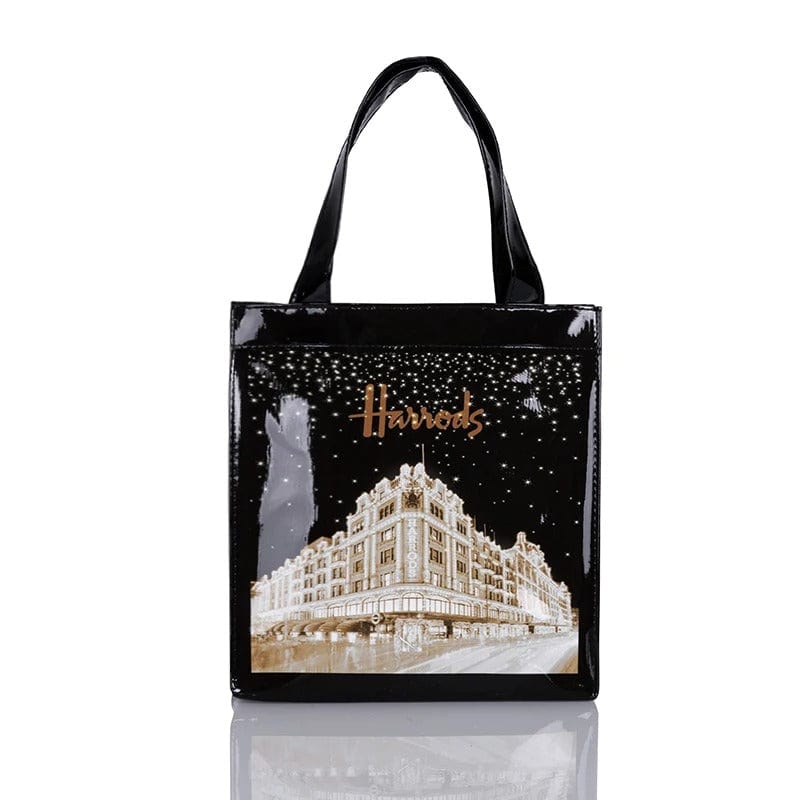 Vintage Painting PVC Waterproof Shopping Bag – Aesthetic Women’s Shopper Tote &