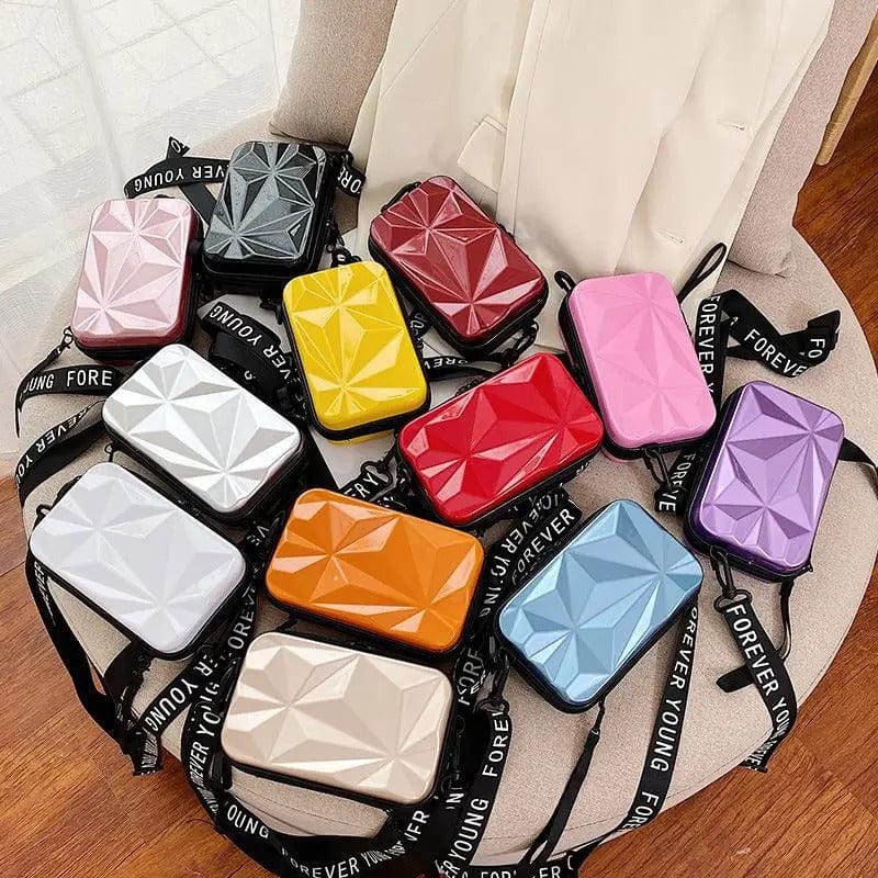 Women PVC Cosmetic Pouch Travel Bag | Makeup Storage Organizer Clutch Shoulder Bag