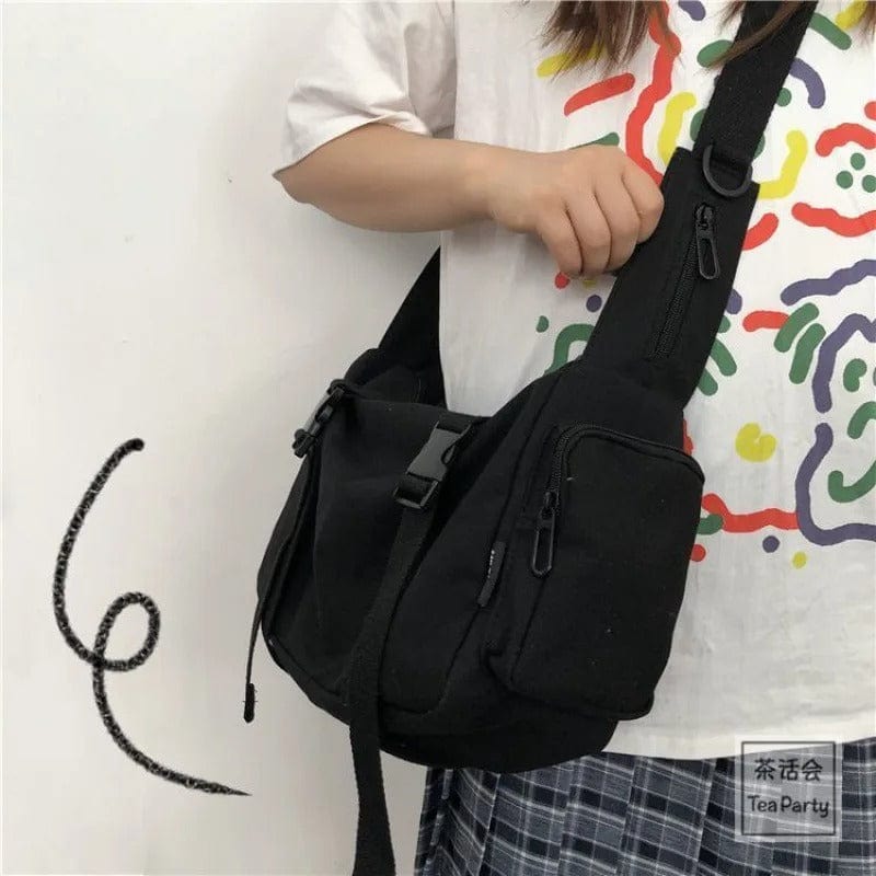 UrbanCarry Canvas Crossbody Bag – Large Capacity Casual Shoulder & Messenger Bag