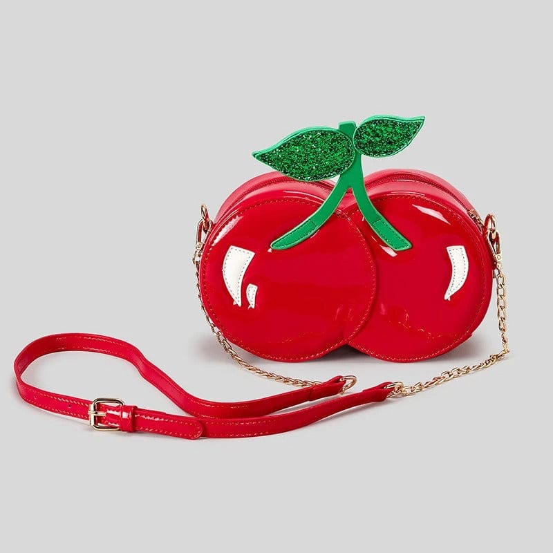 Creative Cherry Design Crossbody Bag for Women – Cute Chain Shoulder Messenger Bag,