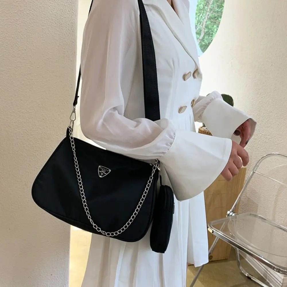 Fashionable 2-in-1 Sling Bag Set – Women’s Casual Handbag & Crossbody Shoulder Bag